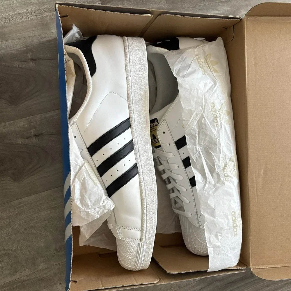 Adidas Superstar Men's size 19 custom large‎ size NEW in the box